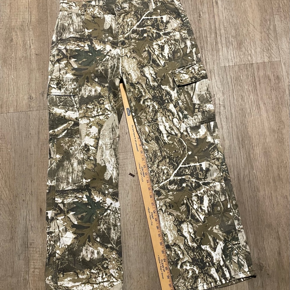 Vintage Tree Camo Utility Cargo Pants Forest Camouflage [Size large